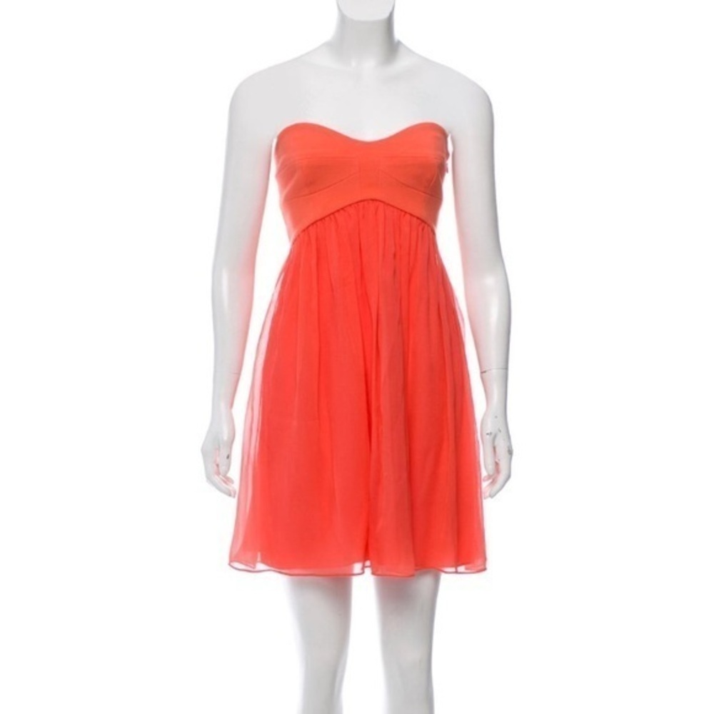 DVF Asti NWT Short Silk Chiffon Dress in Firework
